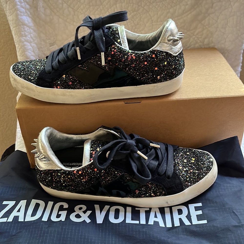 ZADIG Used Glitter Sneaker